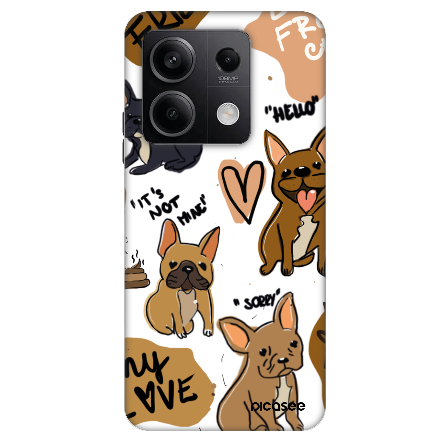 Picasee Fashion Case za Xiaomi Redmi Note 13 5G - Frenchies