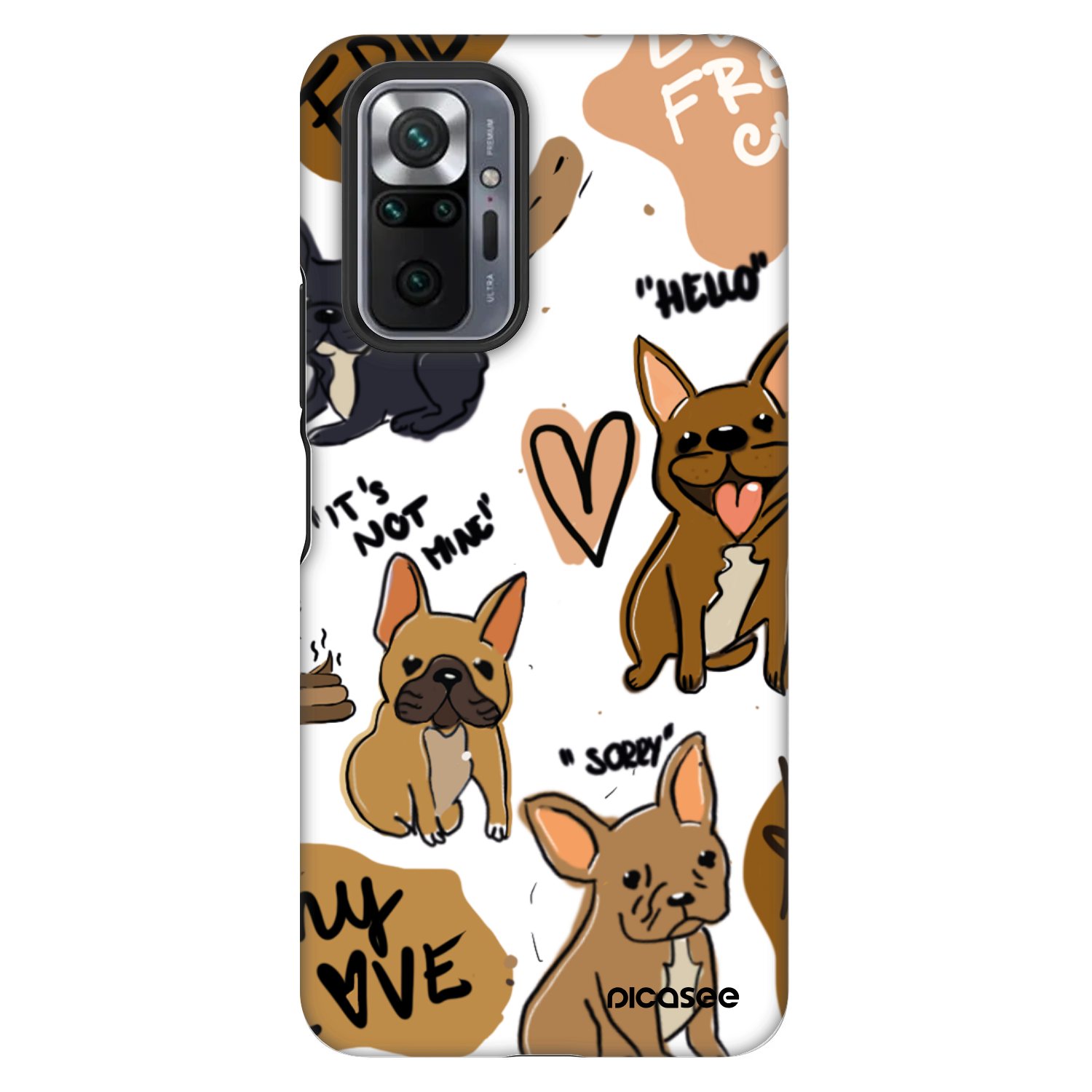 Picasee Fashion Case za Xiaomi Redmi Note 10 Pro - Frenchies