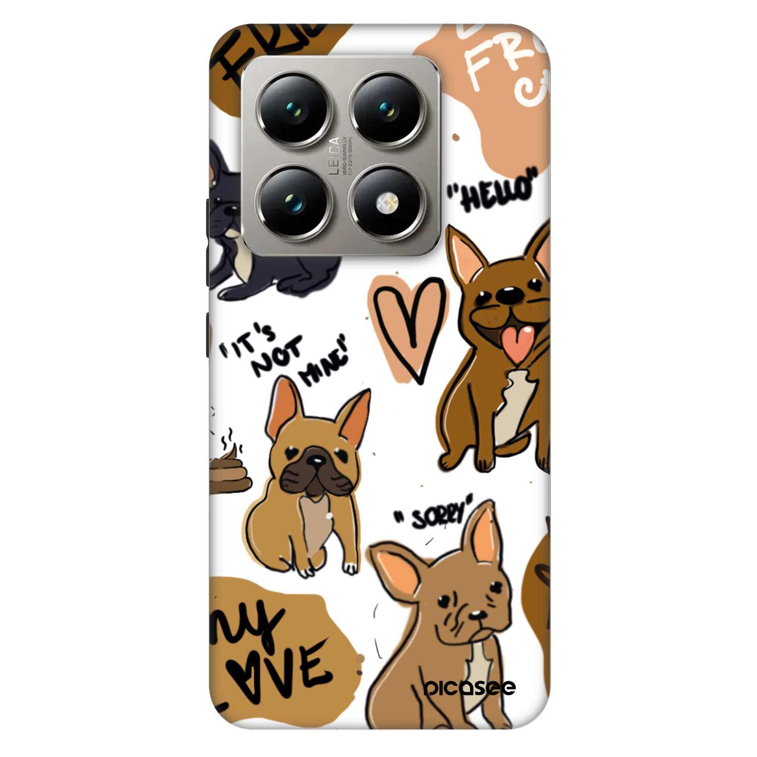 Picasee Fashion Case za Xiaomi 14T Pro - Frenchies