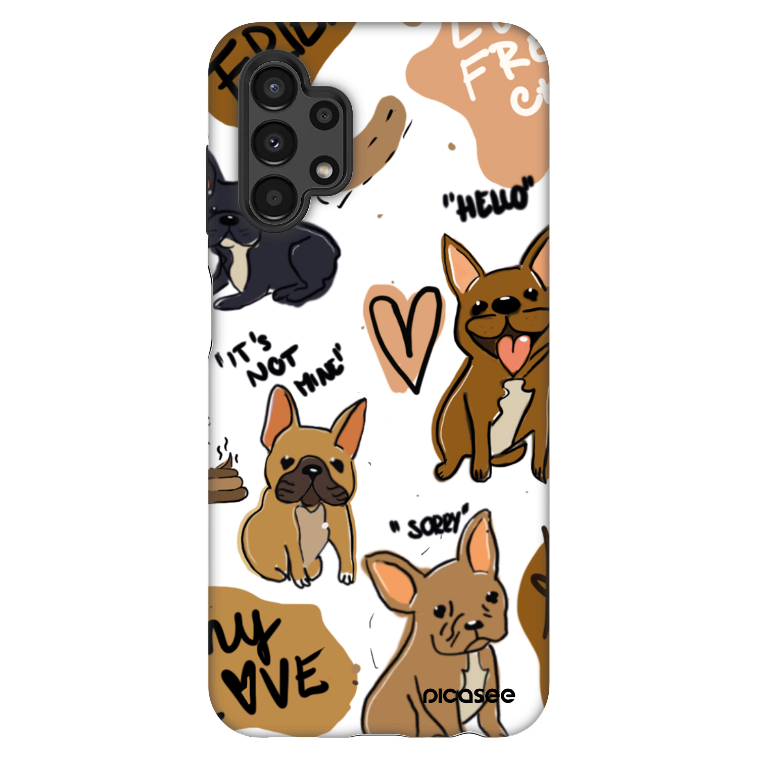 Picasee Fashion Case za Samsung Galaxy A13 4G A135 - Frenchies
