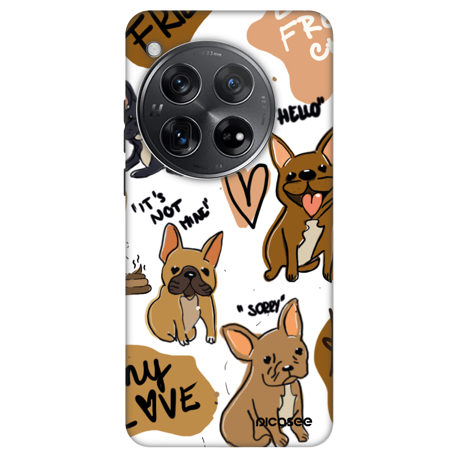 Picasee Fashion Case za OnePlus 12 5G - Frenchies
