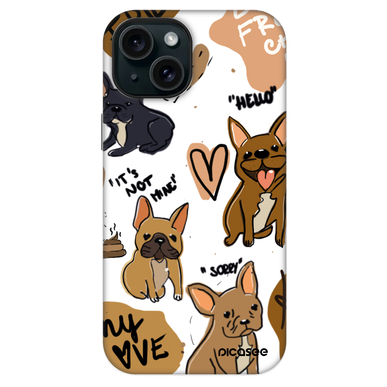 Picasee Fashion Case MagSafe za Apple iPhone 13 - Frenchies