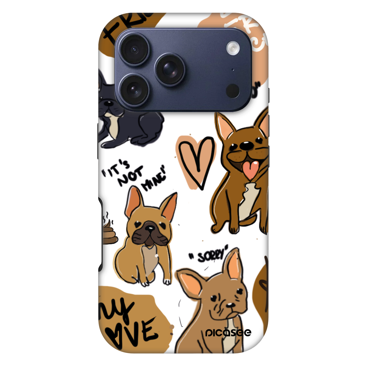 Picasee Fashion Case MagSafe za Apple iPhone 17 Pro - Frenchies