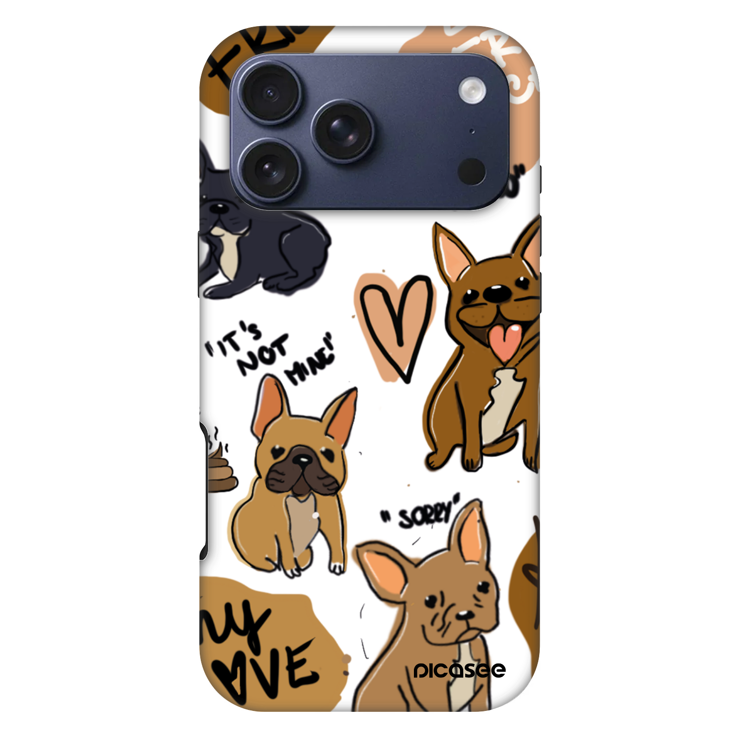 Picasee Fashion Case MagSafe za Apple iPhone 17 Pro Max - Frenchies