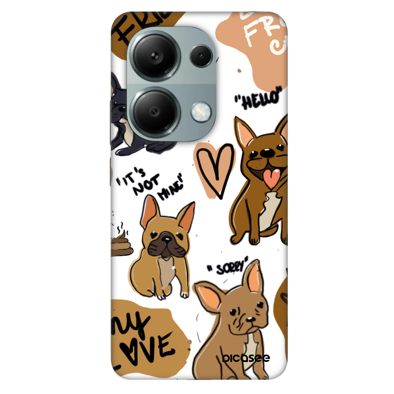 Picasee Fashion Case za Xiaomi Redmi Note 13 Pro 4G - Frenchies