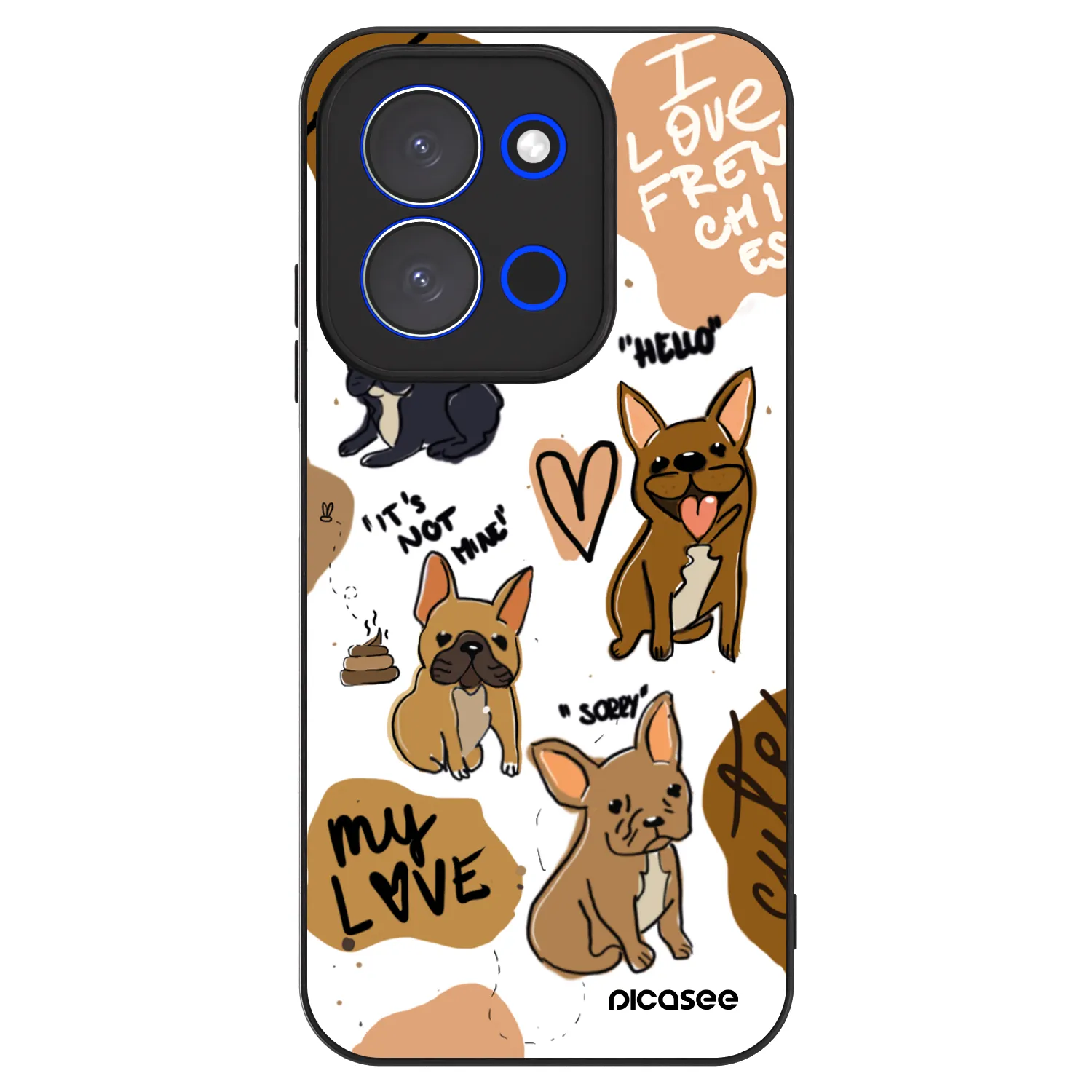 Picasee ULTIMATE CASE za Xiaomi Redmi 15C 4G - Frenchies