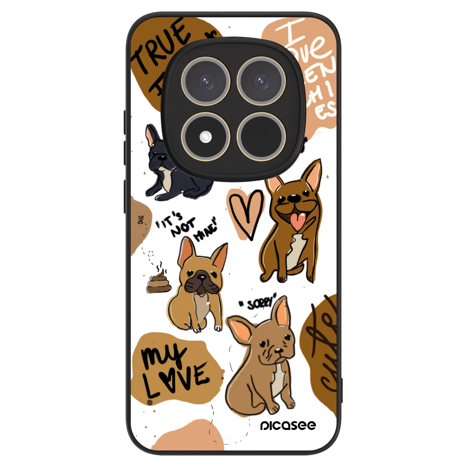 Picasee ULTIMATE CASE za Xiaomi Redmi Note 15 Pro 4G - Frenchies