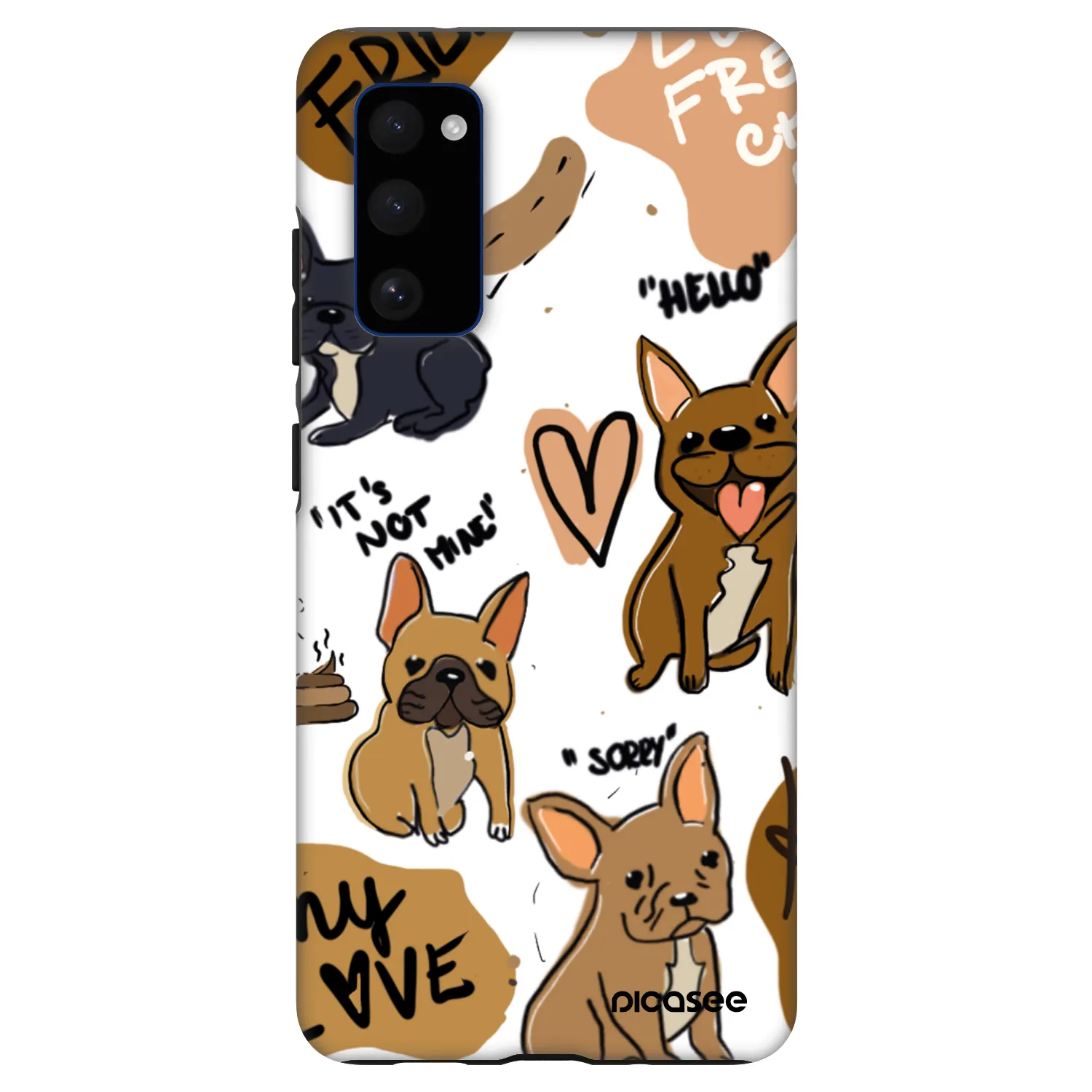 Picasee Fashion Case za Samsung Galaxy S20 FE - Frenchies