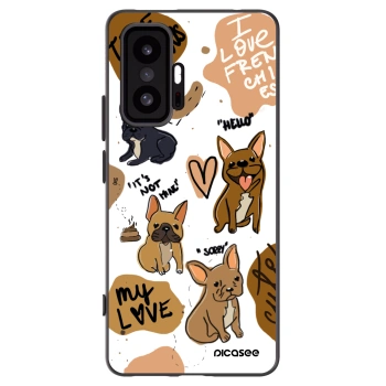 Picasee crna silikonska maskica za Xiaomi 11T Pro - Frenchies
