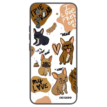 Picasee crna silikonska maskica za Xiaomi Poco M3 Pro 5G - Frenchies