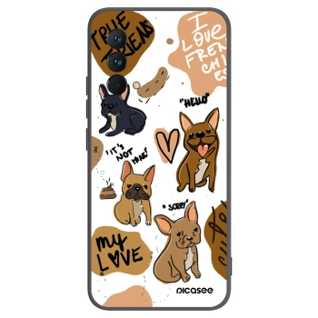 Picasee crna silikonska maskica za Realme GT Master Edition 5G - Frenchies