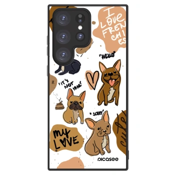Picasee ULTIMATE CASE za Samsung Galaxy S23 Ultra 5G - Frenchies
