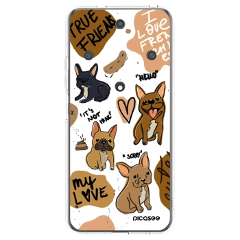 Picasee silikonska prozirna maskica za Honor Magic5 Lite 5G - Frenchies