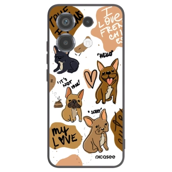 Picasee crna silikonska maskica za Xiaomi Poco X6 - Frenchies