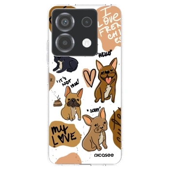 Picasee silikonska prozirna maskica za Xiaomi Poco X6 - Frenchies