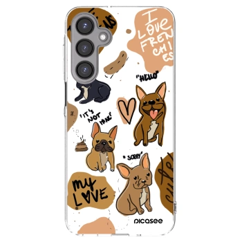 Picasee silikonska prozirna maskica za Samsung Galaxy A16 5G - Frenchies