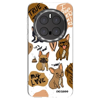 Picasee silikonska prozirna maskica za Honor Magic7 Pro 5G - Frenchies