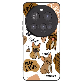 Picasee crna silikonska maskica za Xiaomi 15 Ultra - Frenchies