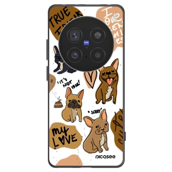 Picasee crna silikonska maskica za Vivo X200 Pro - Frenchies