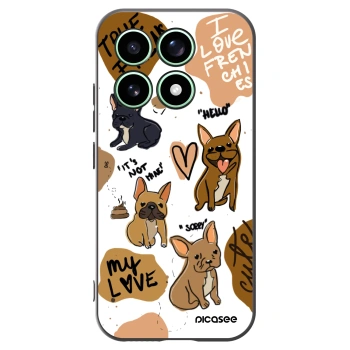 Picasee crna silikonska maskica za Xiaomi 17 - Frenchies