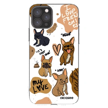 Picasee silikonska prozirna maskica za Apple iPhone 11 Pro - Frenchies