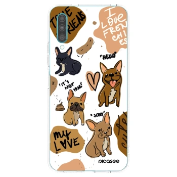 Picasee silikonska prozirna maskica za Samsung Galaxy A30s A307F - Frenchies