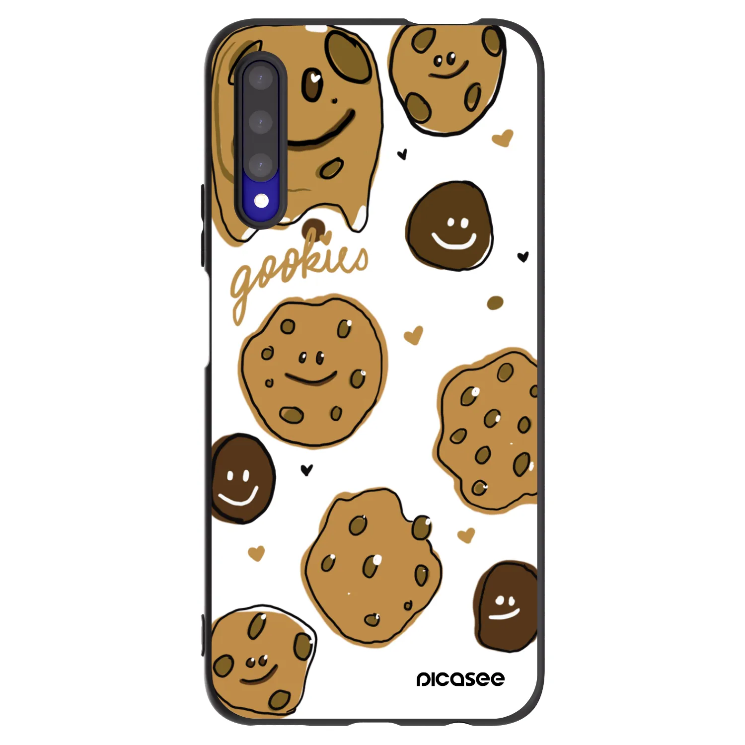 Picasee crna silikonska maskica za Honor 9X Pro - Gookies