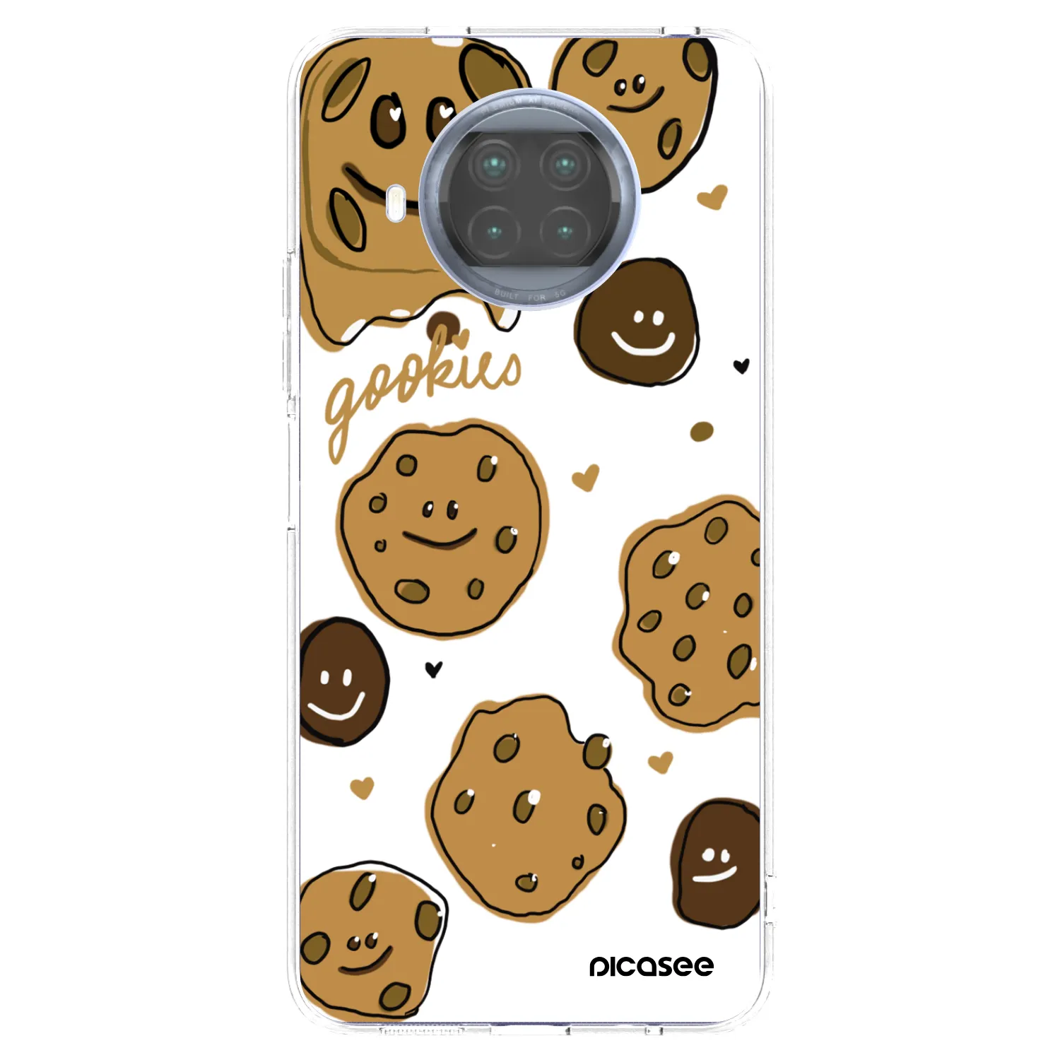 Picasee silikonska prozirna maskica za Xiaomi Mi 10T Lite - Gookies