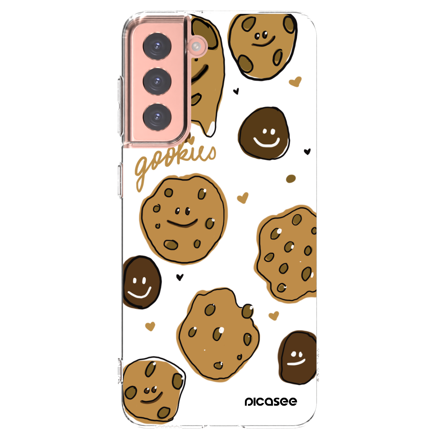 Picasee silikonska prozirna maskica za Samsung Galaxy S21 5G G991B - Gookies