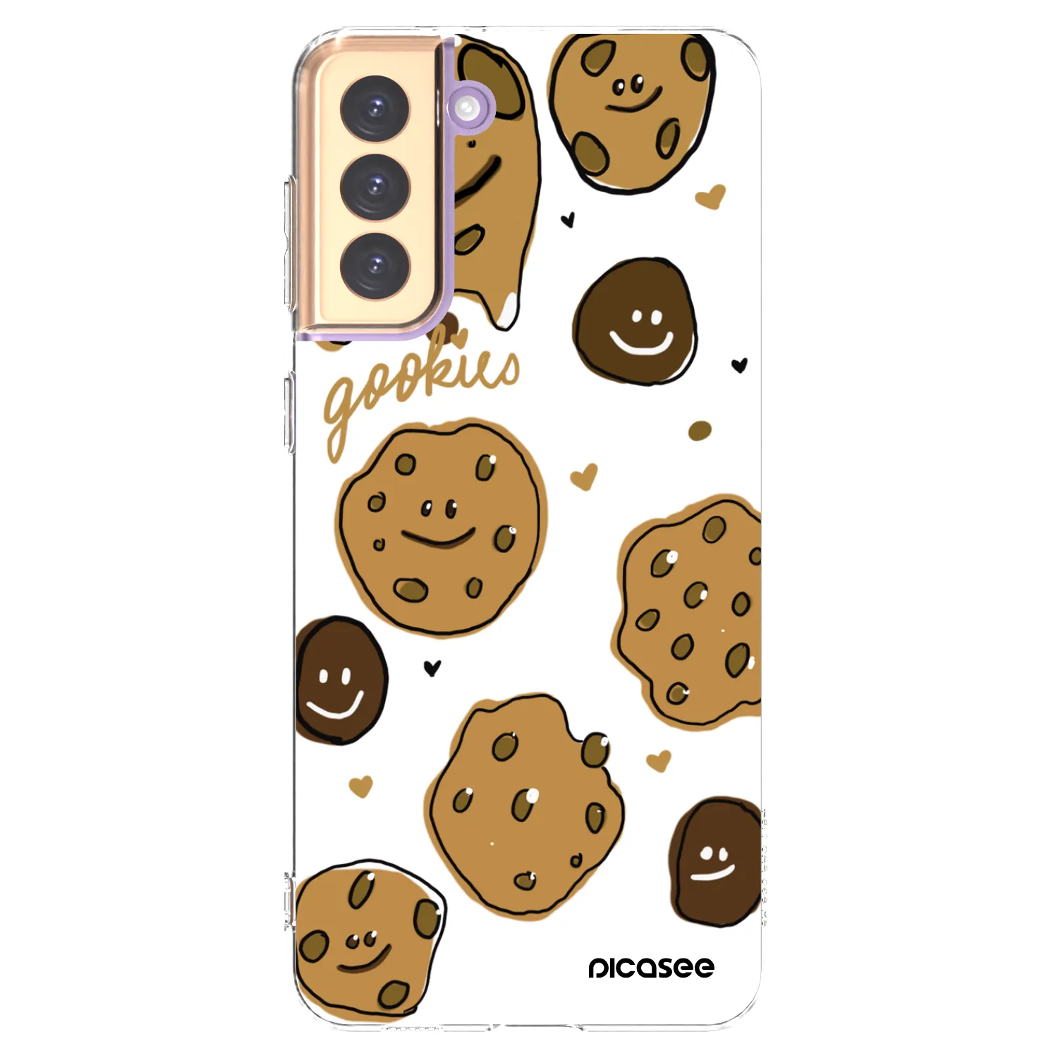 Picasee silikonska prozirna maskica za Samsung Galaxy S21+ 5G G996F - Gookies