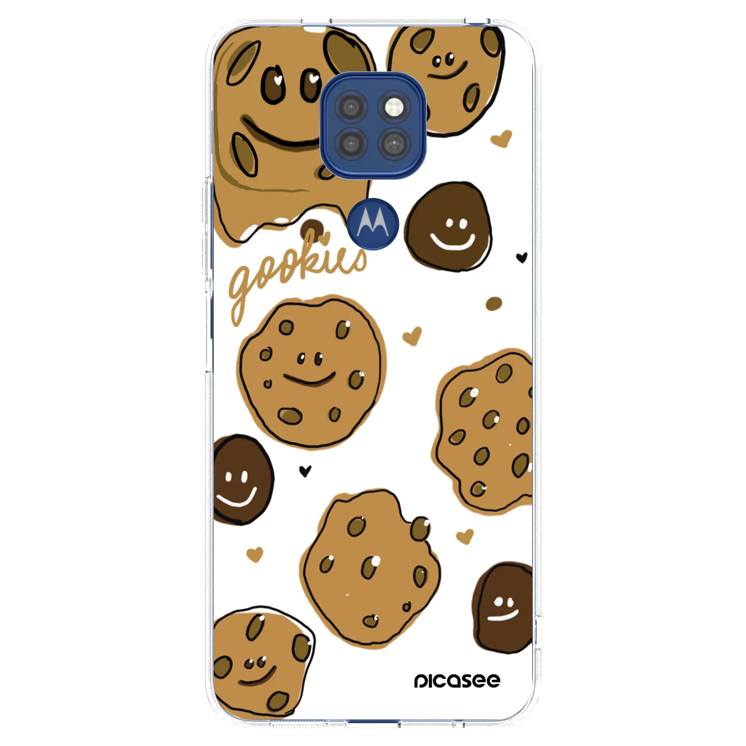 Picasee silikonska prozirna maskica za Motorola Moto G9 Play - Gookies