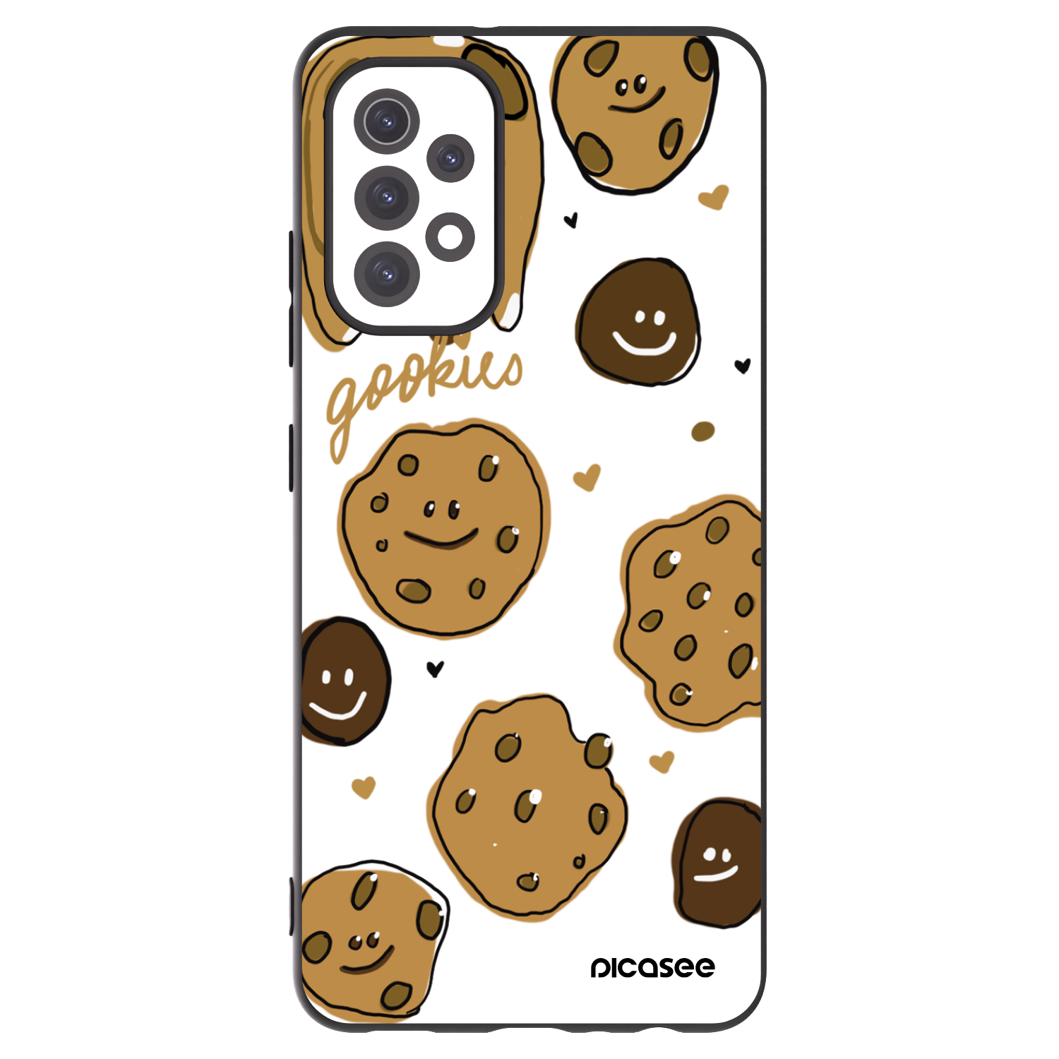 Picasee crna silikonska maskica za Samsung Galaxy A32 5G A326B - Gookies