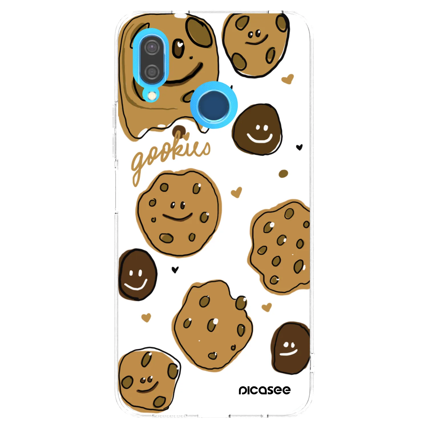 Picasee silikonska prozirna maskica za Huawei P20 Lite - Gookies