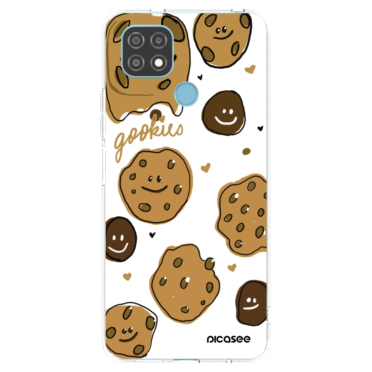 Picasee silikonska prozirna maskica za Realme C21 - Gookies