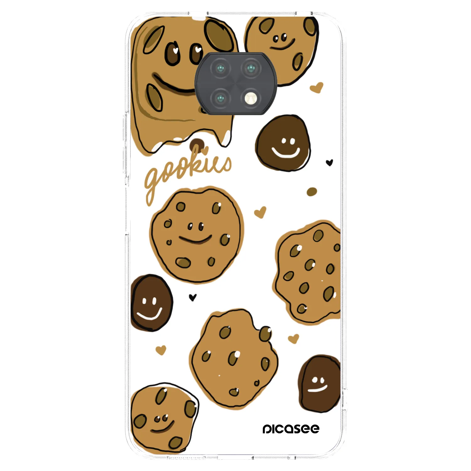 Picasee silikonska prozirna maskica za Xiaomi Redmi Note 9T - Gookies