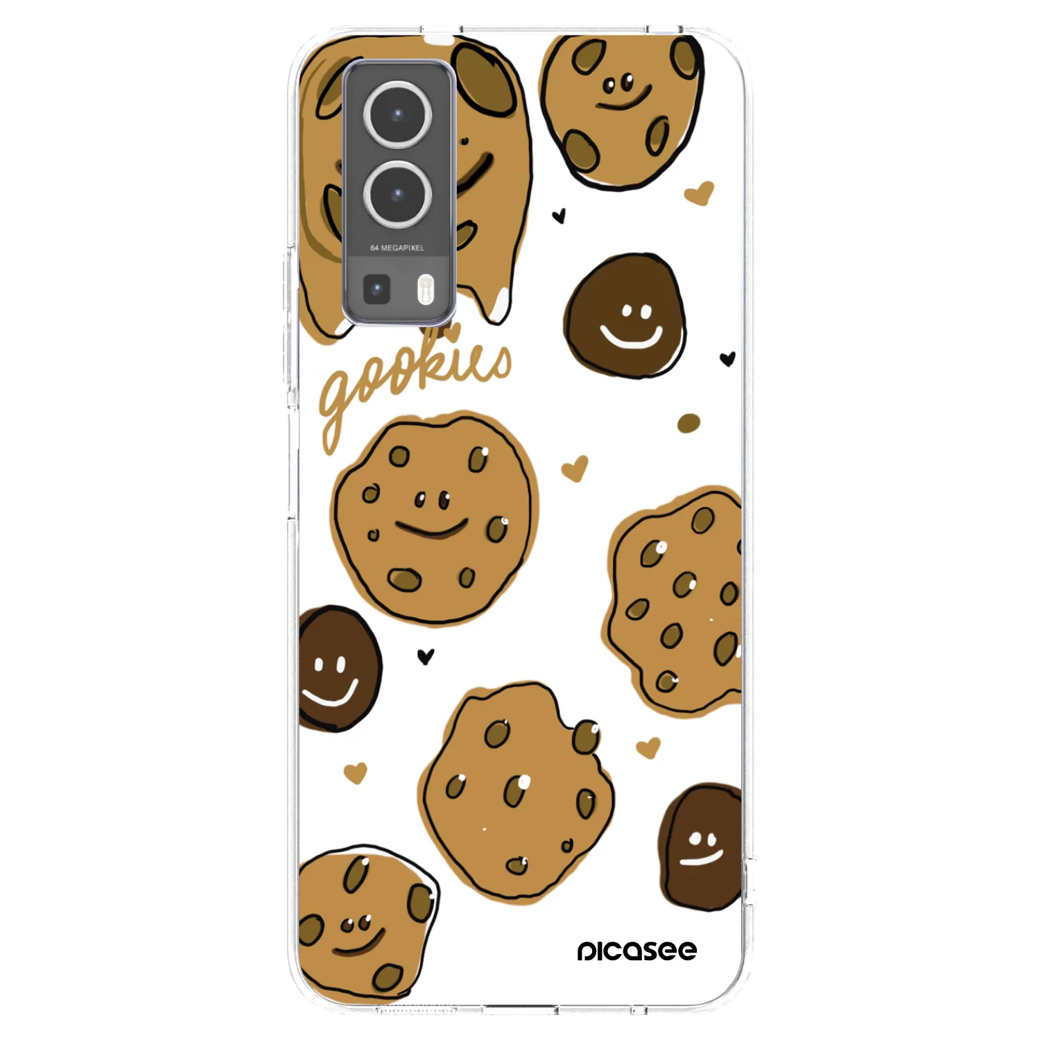 Picasee silikonska prozirna maskica za Vivo Y72 5G - Gookies