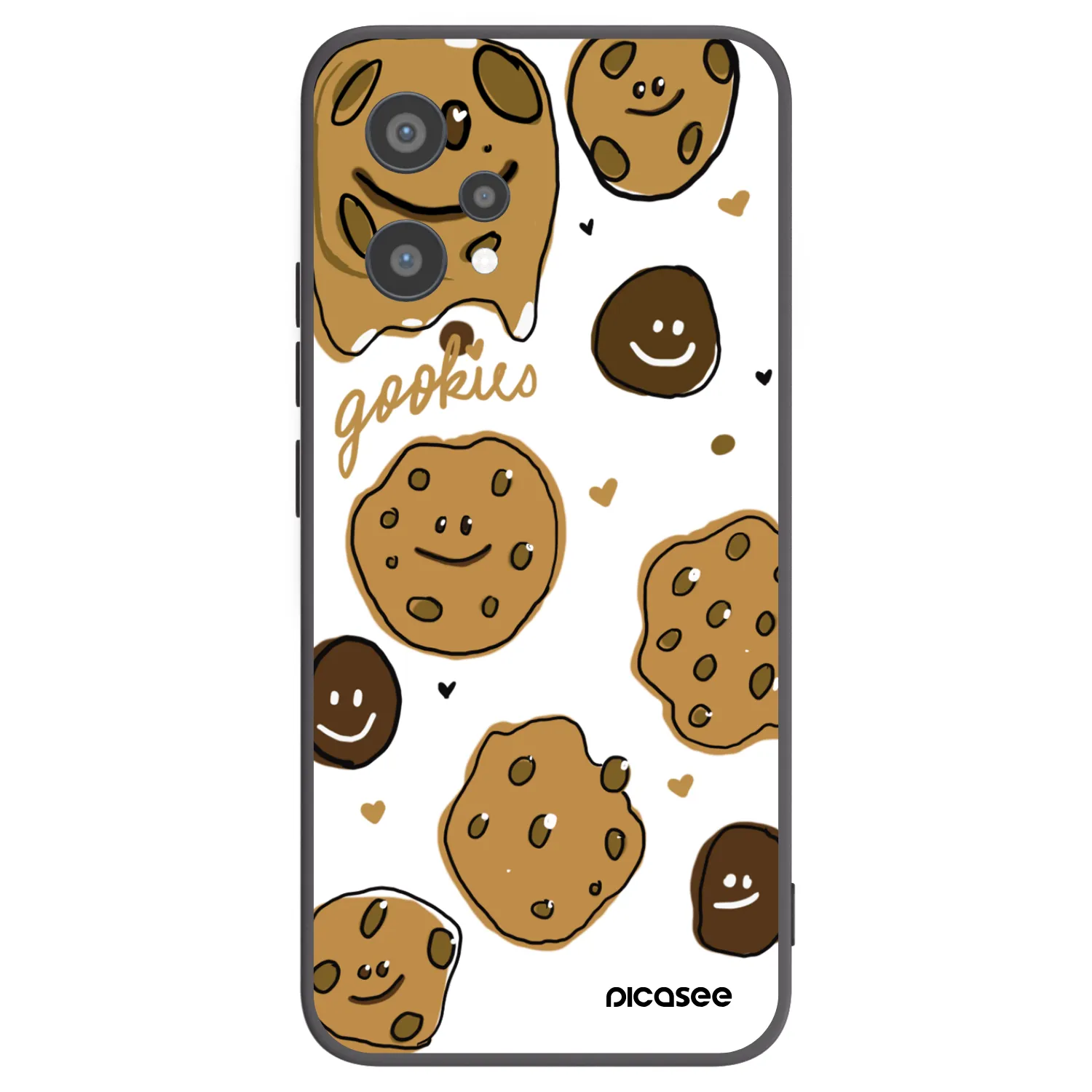 Picasee crna silikonska maskica za Realme 9 Pro 5G - Gookies