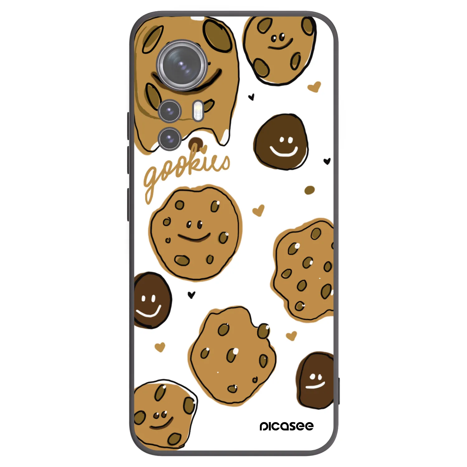 Picasee crna silikonska maskica za Xiaomi 12 - Gookies