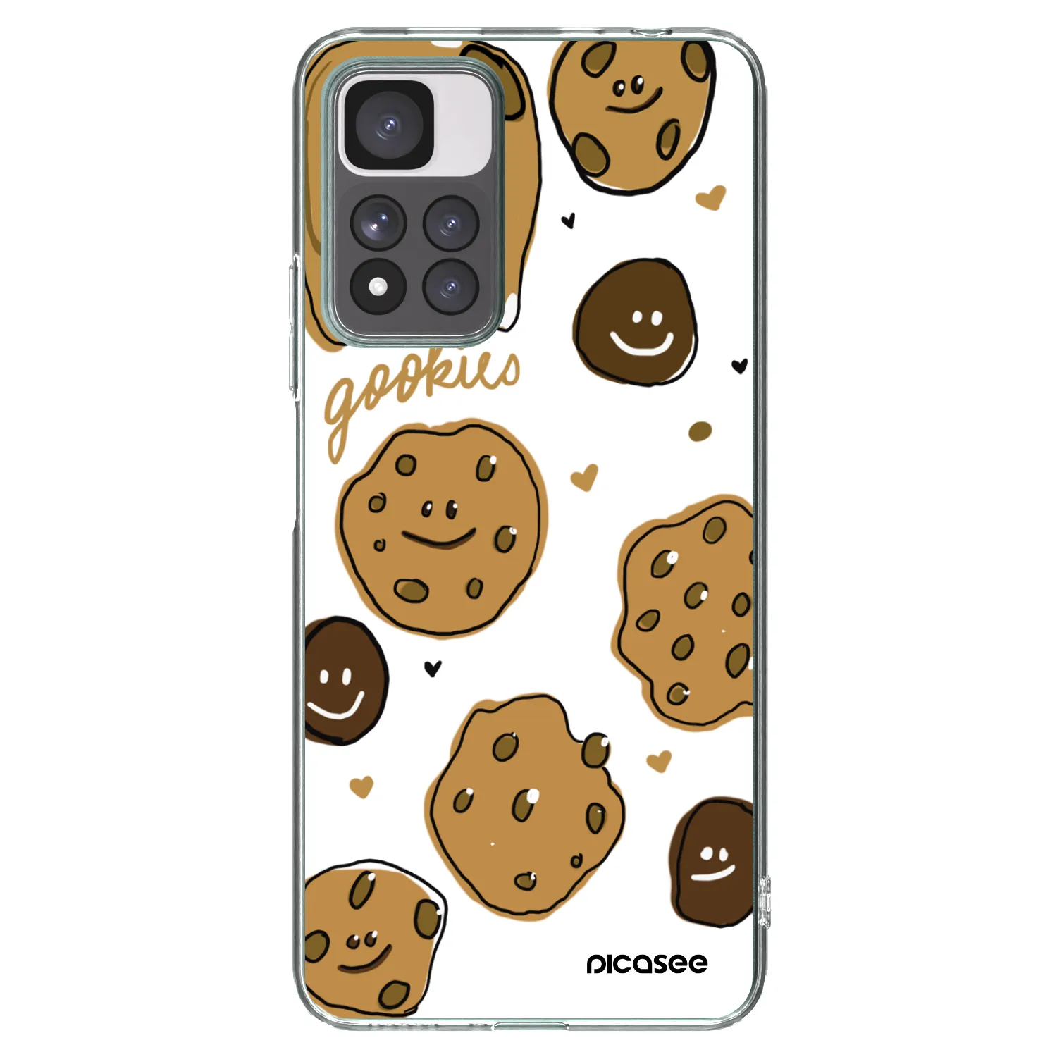 Picasee silikonska prozirna maskica za Xiaomi Redmi Note 11 Pro+ 5G - Gookies