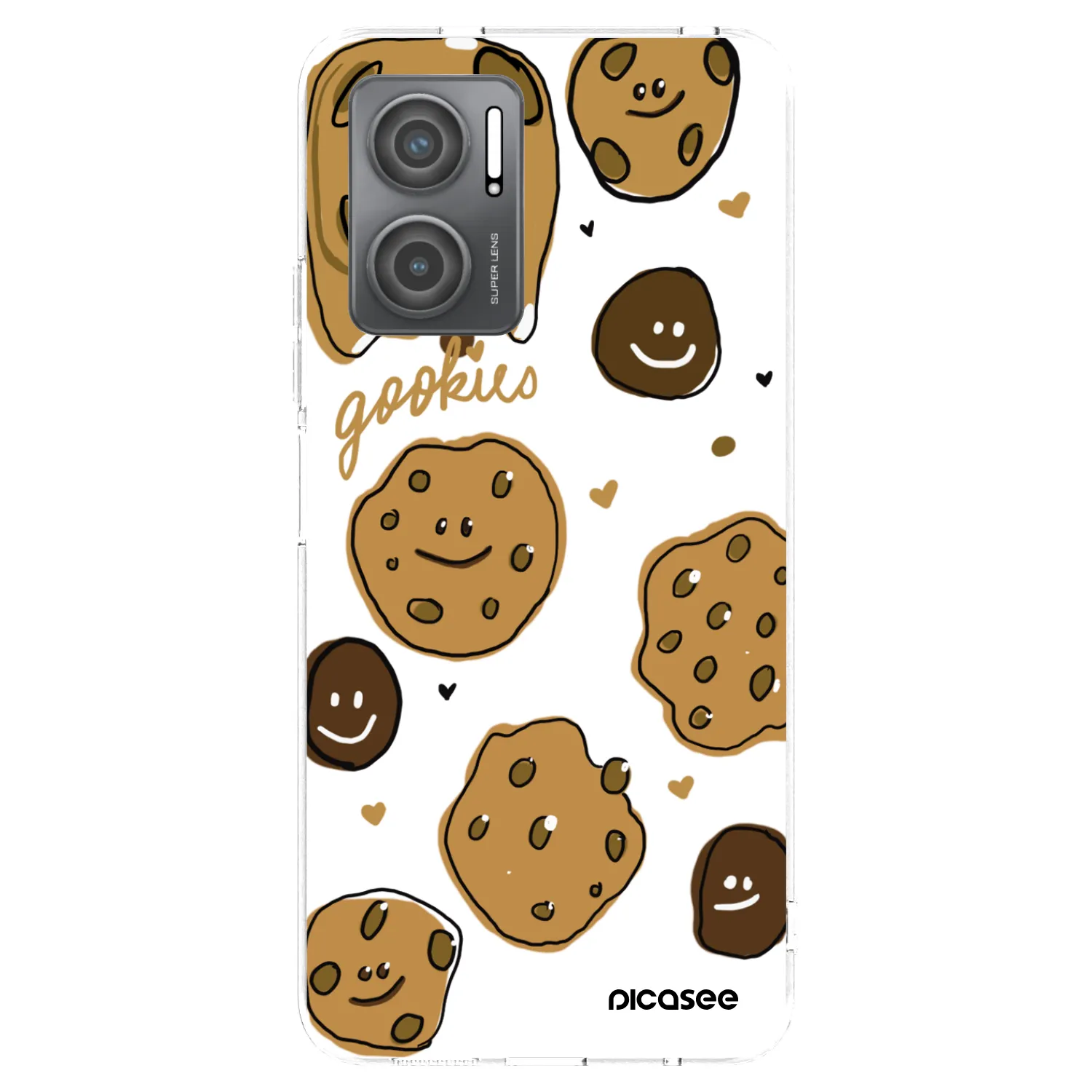 Picasee silikonska prozirna maskica za Xiaomi Redmi 10 5G - Gookies