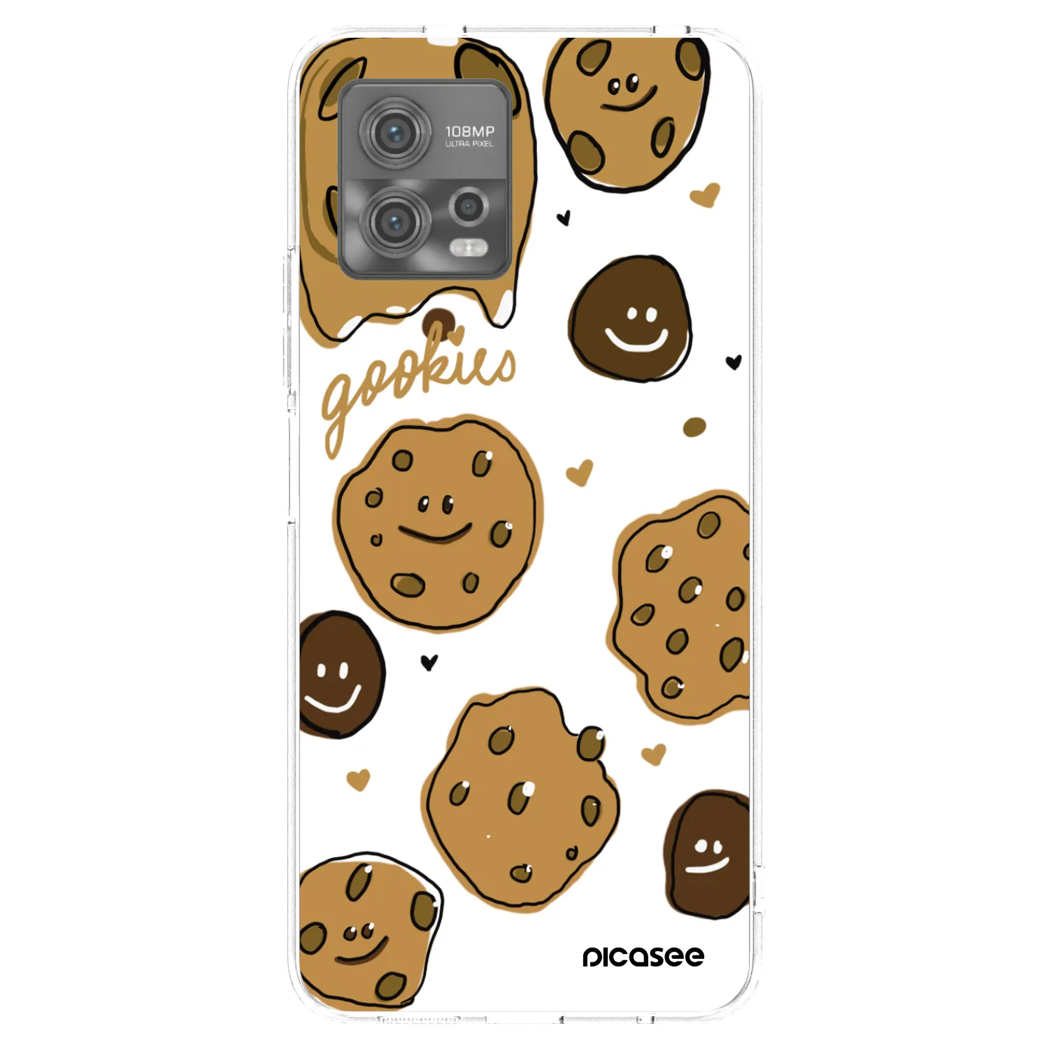 Picasee silikonska prozirna maskica za Motorola Moto G72 - Gookies