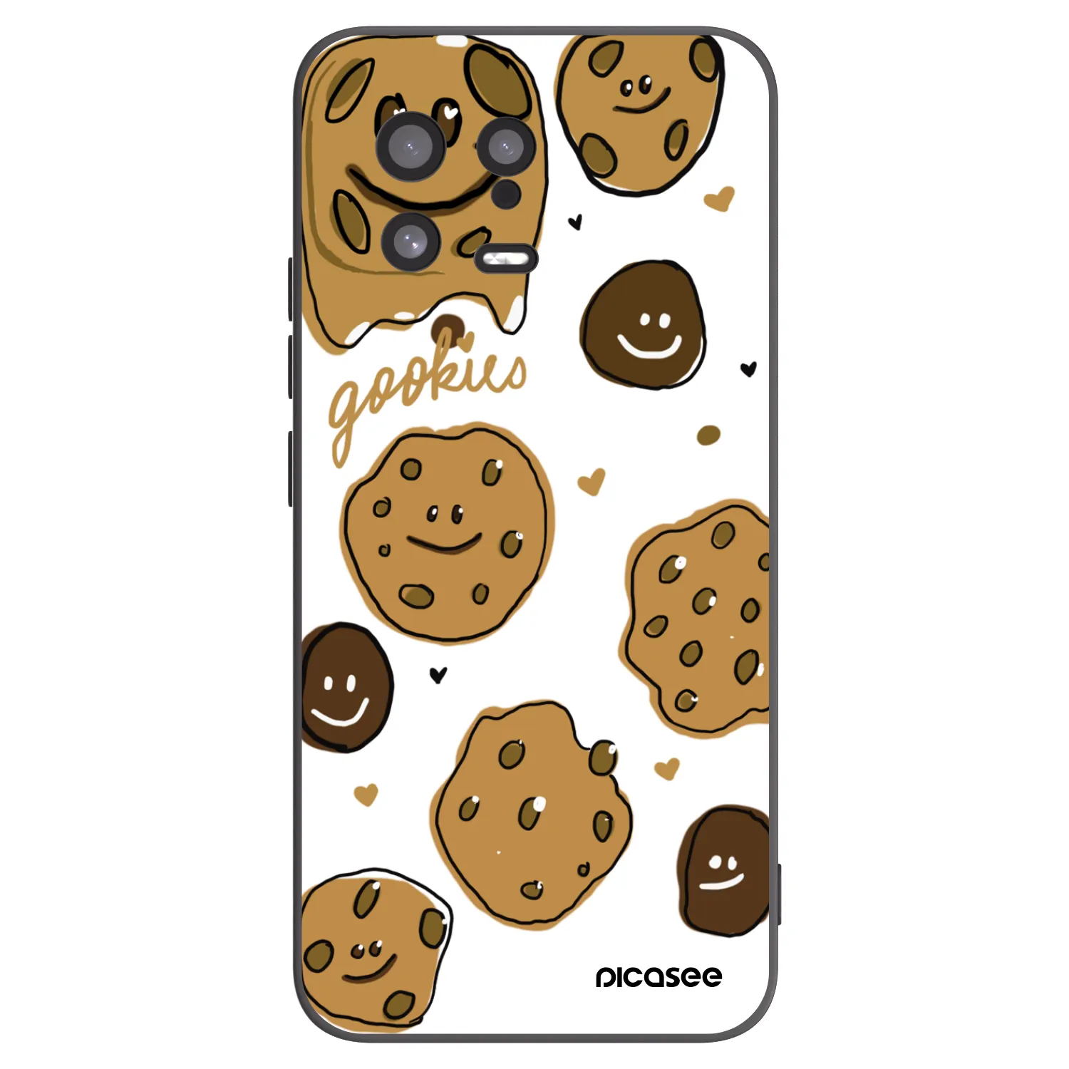 Picasee crna silikonska maskica za Xiaomi 13 - Gookies