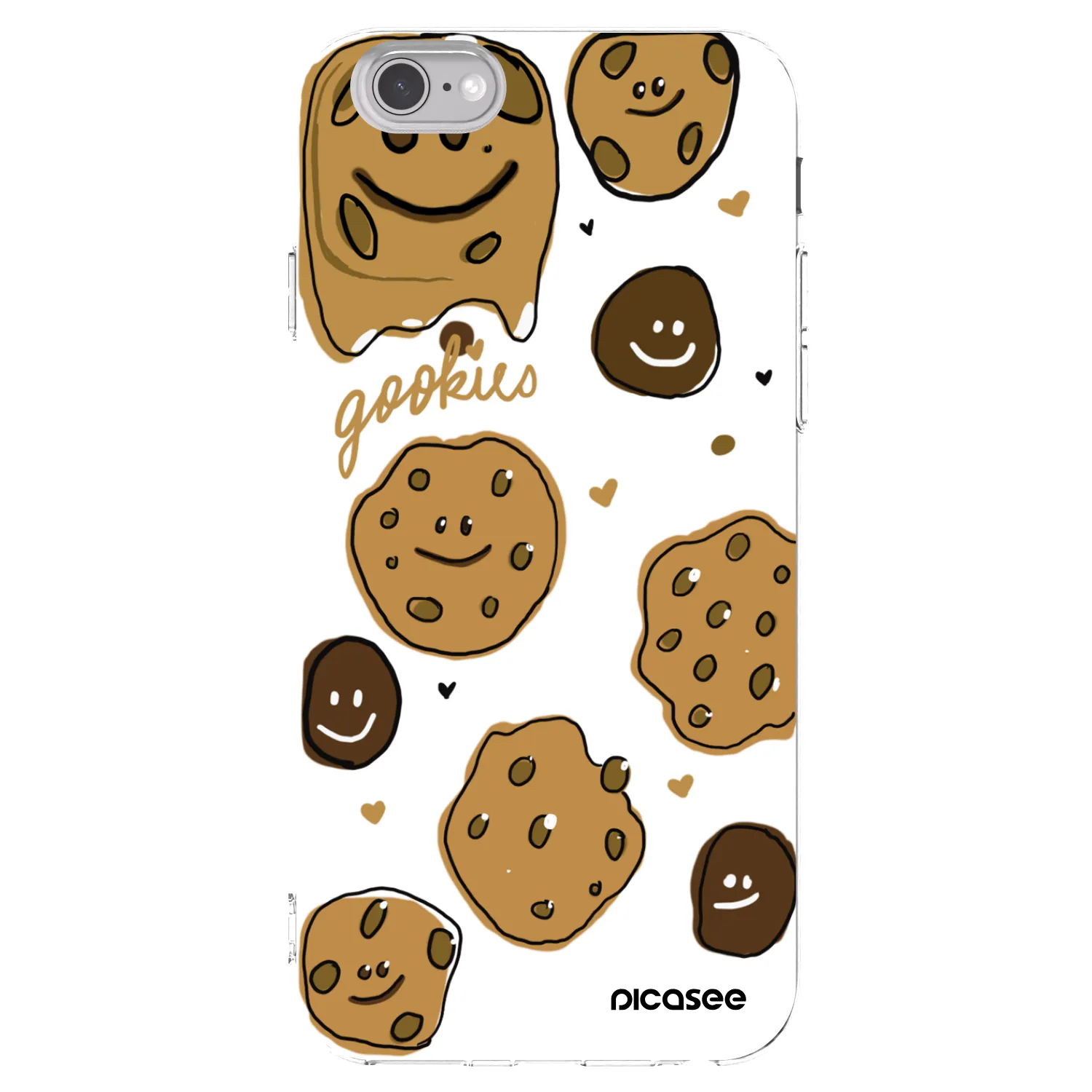 Picasee silikonska prozirna maskica za Apple iPhone 6/6S - Gookies