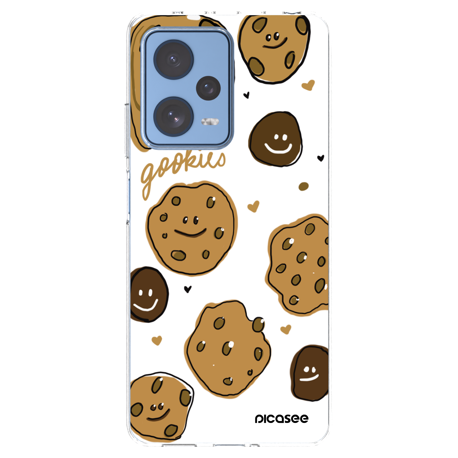 Picasee silikonska prozirna maskica za Xiaomi Redmi Note 12 Pro 5G - Gookies