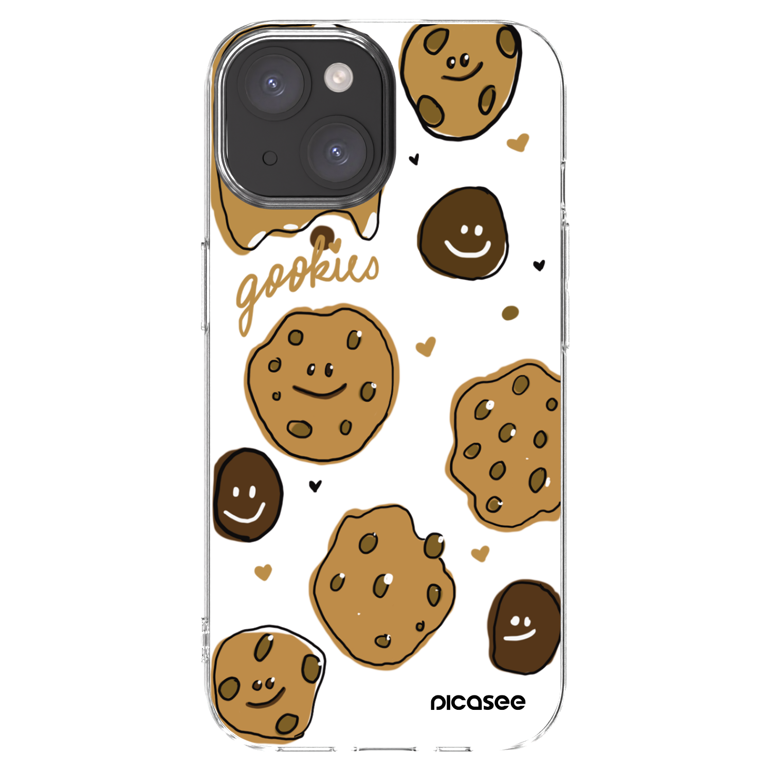 Picasee silikonska prozirna maskica za Apple iPhone 15 - Gookies