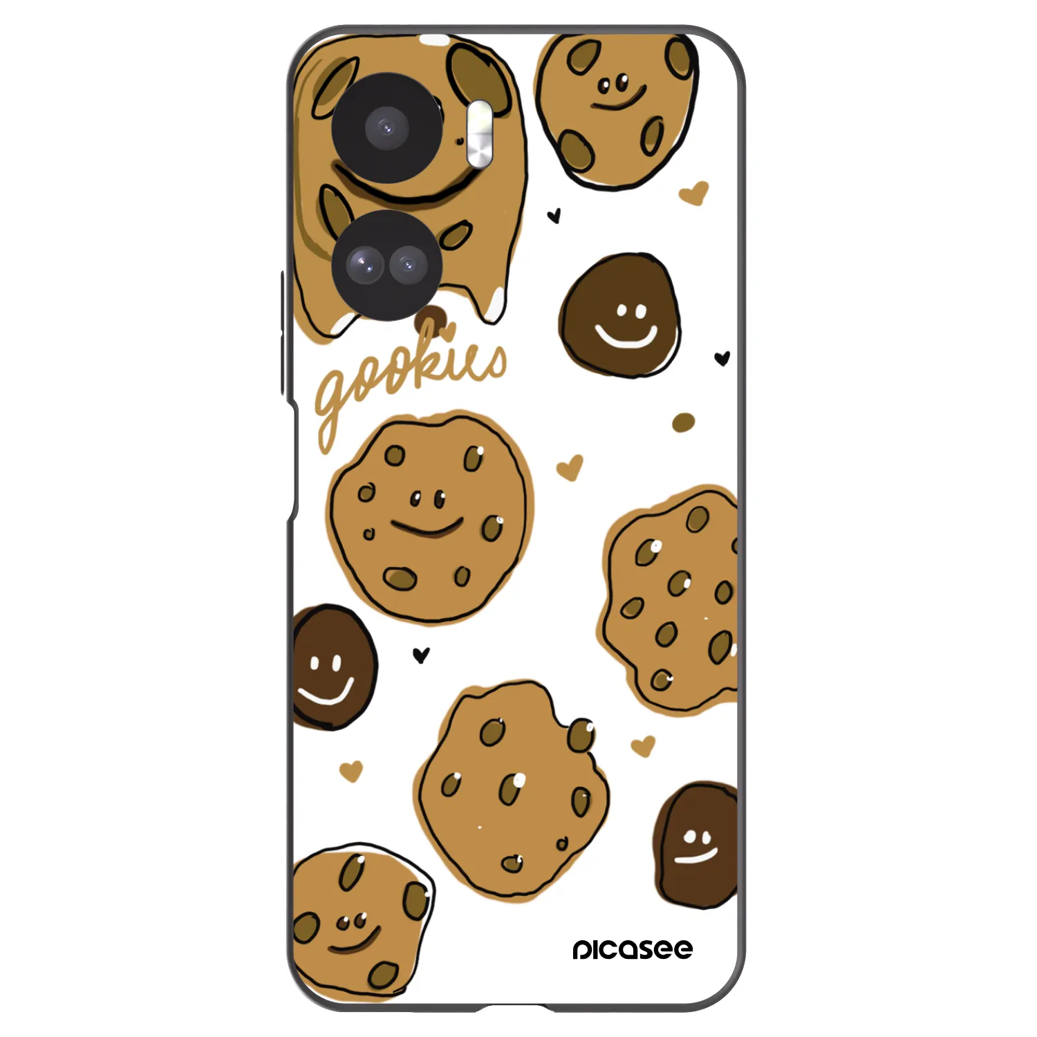Picasee crna silikonska maskica za Honor 90 Lite 5G - Gookies