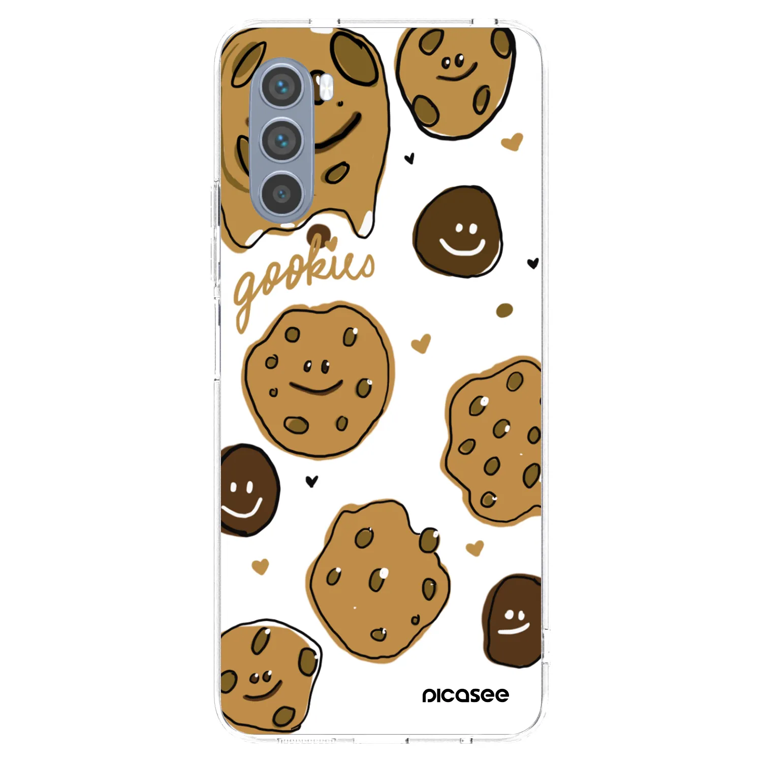 Picasee silikonska prozirna maskica za Motorola Moto G62 - Gookies