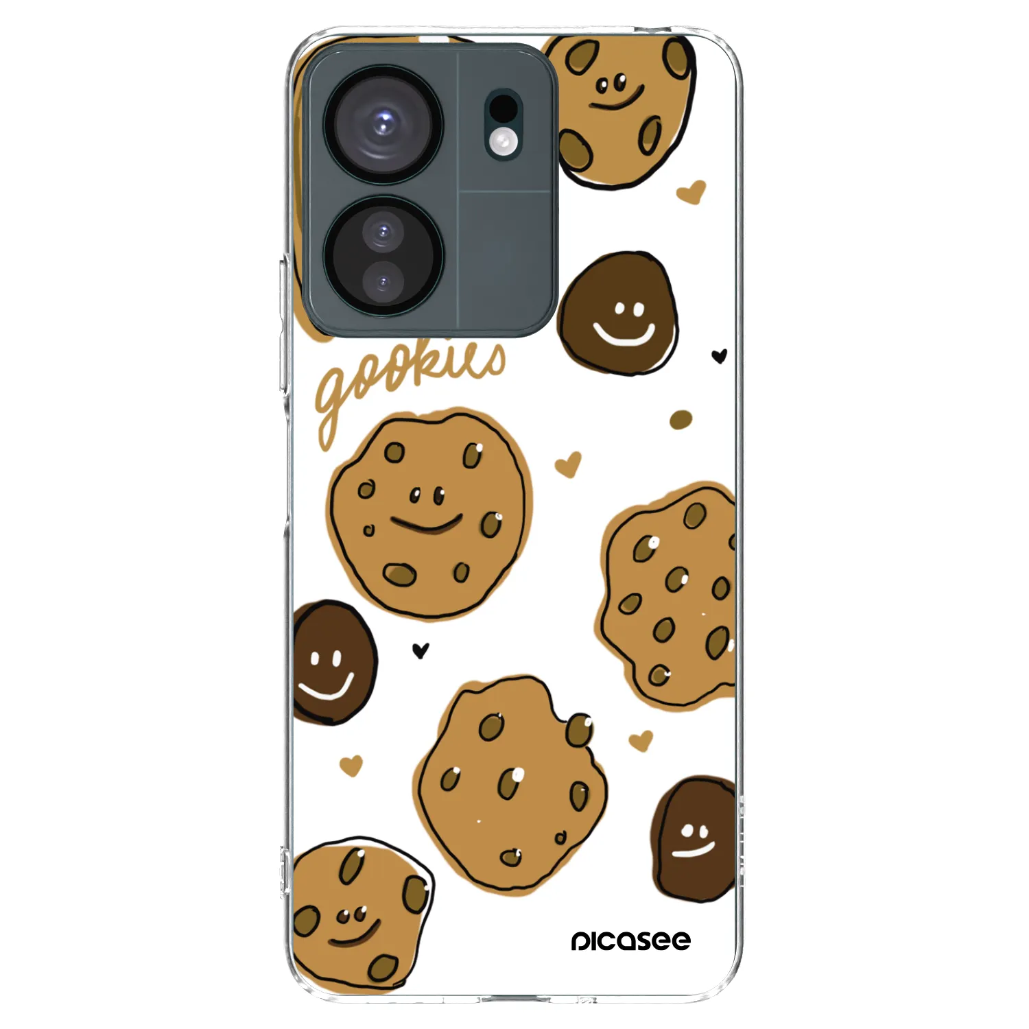 Picasee silikonska prozirna maskica za Xiaomi Redmi 13C 4G - Gookies