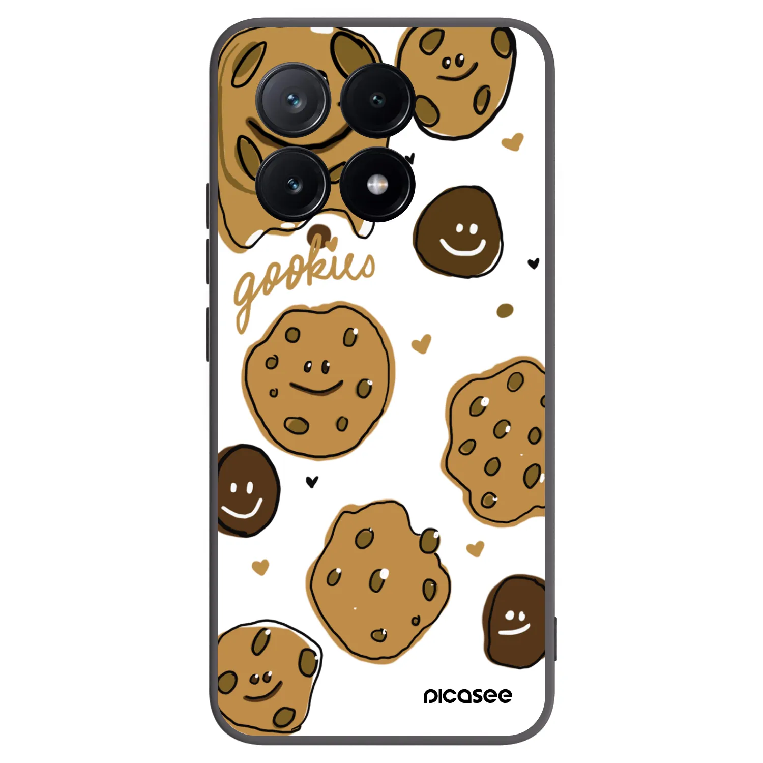 Picasee crna silikonska maskica za Xiaomi Poco X6 Pro - Gookies