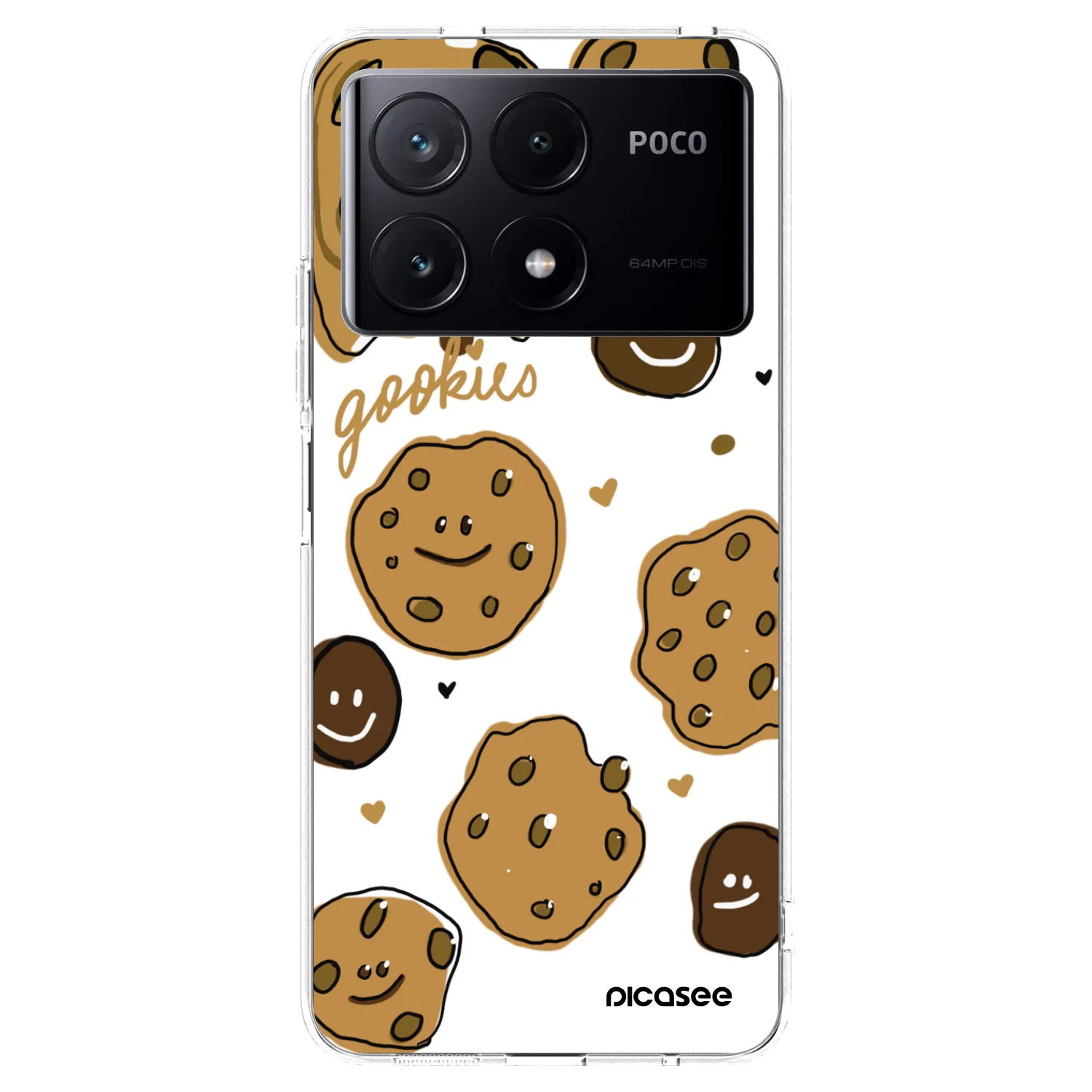 Picasee silikonska prozirna maskica za Xiaomi Poco X6 Pro - Gookies